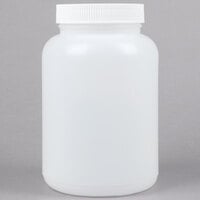 Carlisle PS70200 Store 'N Pour 1/2 Gallon White Container with Colored Cap