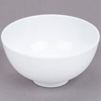 GET M-768-W Water Lily 9 oz. White Melamine Bowl - 12/Pack