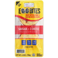 Artisan Kitchens Sausage and Three Cheese Egg Bites 2.3 oz. - 14/Case