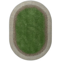 Joy Carpets Kid Essentials Grounded Meadow Oval Area Rug