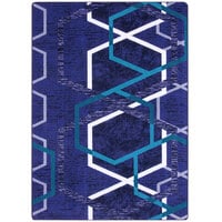 Joy Carpets First Take Double Helix 5' 4" x 7' 8" Violet Rectangle Area Rug