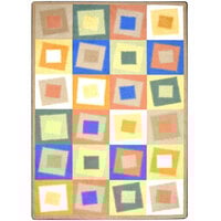Joy Carpets Kid Essentials Off Balance 10' 9" x 13' 2" Softs Rectangular Area Rug