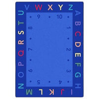 Joy Carpets Kid Essentials Lively Letters Multicolored Rectangular Area Rug