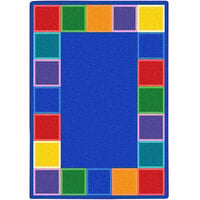 Joy Carpets Kid Essentials Color Tones Multi-Colored Rectangle Area Rug