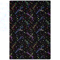 Joy Carpets Neon Lights Celebration 6' x 9' Fluorescent Rectangle Area Rug