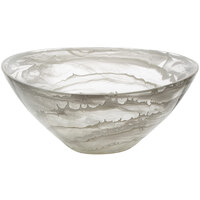 Bon Chef 14" x 12 1/2" Oval Frost Resin Bowl