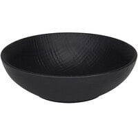 Cal-Mil Sedona 29 oz. Textured Black Coupe Melamine Bowl