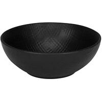 Cal-Mil Sedona 22 oz. Textured Black Coupe Melamine Bowl