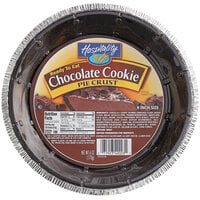 9 inch Chocolate Cookie Pie Crust 6 oz. - 12/Case