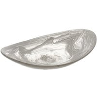 Bon Chef 5 1/2" x 3 1/2" Oval Frost Shallow Resin Bowl