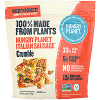 Hungry Planet 8 oz. Plant-Based Vegan Italian Sausage Crumble - 12/Case