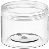 Solia Tornillo 9.3 oz. Clear Plastic Jar with Polypropylene Lid - 192/Case