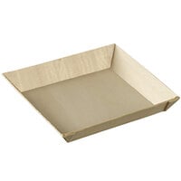 Solia Quartz 3 1/2 inch x 3 1/2 inch Laminated Square Wooden Plate - 200/Case