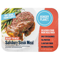 Hungry Planet 11.57 oz. Plant-Based Vegan Beef Salisbury Steak Meal - 12/Case