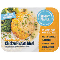Hungry Planet 12 oz. Plant-Based Vegan Chicken Piccata Meal - 12/Case