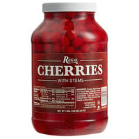 Regal Maraschino Cherries with Stems 1 Gallon Jar - 4/Case