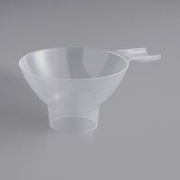 Choice 12 oz. 4 3/8" White Plastic Canning Funnel