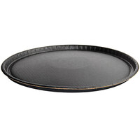 Solut Aqueous Coated Corrugated Black Catering / Deli Tray 16 inch - 50/Case