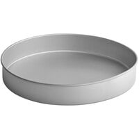 Baker's Lane 12" x 2" Round Straight Sided Glazed Aluminized Steel Cake Pan