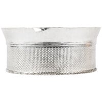 Tellier P10020 5/64 inch Perforated Replacement Sieve for 15 Qt. Food Mill on Stand - Tinned Steel