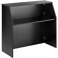 Lancaster Table and Seating 4' Foldaway Bar with Black Laminate Finish