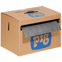 New Pig 75' x 15 inch Absorbent Heavy Weight Mat Roll with Dispenser Box MAT140