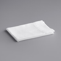 Oxford Super Blend 42" x 46" King Size Cotton / Polyester Blend Tone on Tone Stripe Pillow Case - 250 Thread Count - 12/Pack