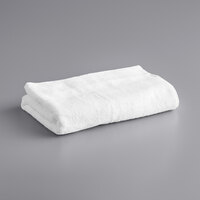 Welspun Soft Twist 30 inch x 56 inch White Lyocell Bath Towel 18 lb. - 24/Case