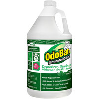 OdoBan 911062-G4 1 Gallon / 128 oz. Concentrated Eucalyptus Disinfectant / Air Freshener - 4/Case