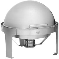 Tablecraft 6 Qt. Round Roll Top Fuel Chafer CW40168