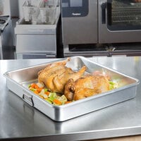 Vollrath 61230 3.5 qt Bake and Roast Pan, Stainless Steel, 14-7/8 x 10-1/4 x 2