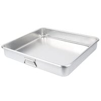 Vollrath 68364 Wear-Ever 23.5 Qt. Aluminum Roasting Pan with Handles - 21 13/16 inch x 19 13/16 inch x 3 5/8 inch