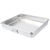 Vollrath 68364 Wear-Ever 23.5 Qt. Aluminum Roasting Pan with Handles - 21 13/16" x 19 13/16" x 3 5/8"