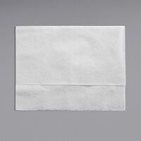 Dixie Full Fold White 1-Ply Napkin - 10800/Case