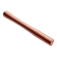 Acopa 8 3/4" Copper Stainless Steel Muddler with Tenderizer Head
