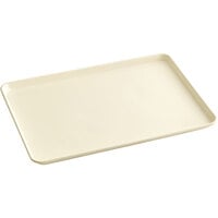 Baker's Lane Full Size 18 Gauge Non-Stick 18" x 26" Ivory Wire in Rim Aluminum Bun / Sheet Pan / Tray