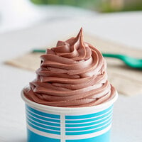 Dannon YoCream Non-Fat Classic Chocolate Frozen Yogurt Mix 0.5 Gallon - 6/Case