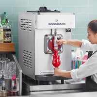 Spaceman 6450-C Single Bowl Slushy / Granita Stainless Steel Frozen Drink Machine - 115V