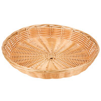 11" x 1 1/2" Round Wicker Bread Basket