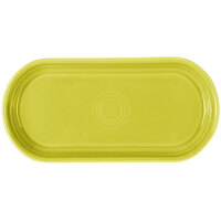 Fiesta® Dinnerware from Steelite International HL412332 Lemongrass 12" x 5 11/16" Oval China Bread Tray - 6/Case