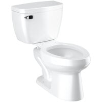 Sloan 8009.8013 Standard Elongated Floor-Mounted Pressure-Assisted Tank Toilet - 1.6 GPF