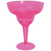 6 Pieces Party Supplies Embossed Margarita Plastic Glass 