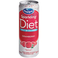 Ocean Spray Diet Sparkling Cranberry Juice Cocktail 11.5 fl. oz. - 24/Case