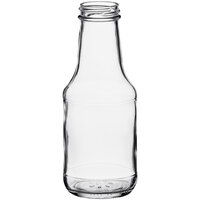 10 oz. Glass BBQ Sauce Bottle - 12/Case
