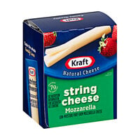 Kraft 1 oz. Part Skim Mozzarella String Cheese - 48/Case