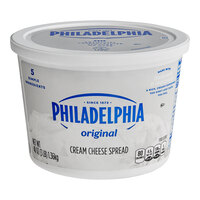 Philadelphia Original Cream Cheese Spread 3 lb. - 6/Case