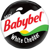 Babybel 0.75 oz. White Cheddar Mini Cheese - 30/Case