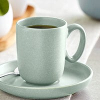 Sample - Acopa Pangea 7 oz. Harbor Blue Matte Porcelain Cup