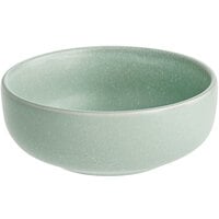 Sample - Acopa Pangea 10 oz. Harbor Blue Matte Porcelain Nappie Bowl