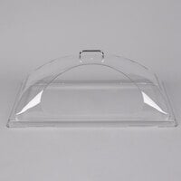 Cambro DD1220SCW Camwear 12 inch x 20 inch Clear Dome Display Cover with 1 Side Cut